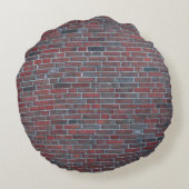 レンガ壁 ラウンドクッション (裏面)
