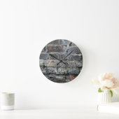 レンガ壁 ラウンド壁時計 (ホーム)