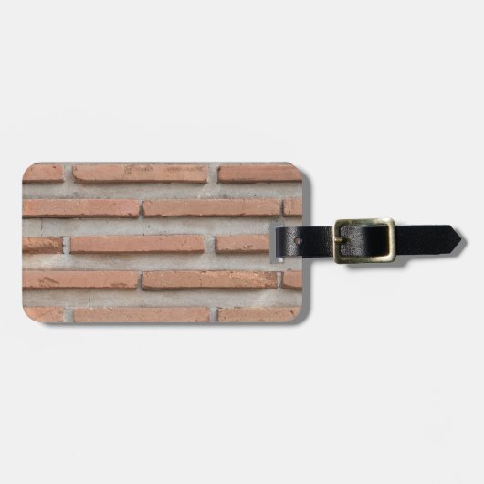 レンガ壁 ラゲッジタグ (正面横)