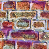 レンガ壁 ラッピングペーパーシート