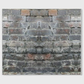 レンガ壁 ラッピングペーパー (フラット)