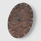レンガ壁 ラージ壁時計 (傾斜)