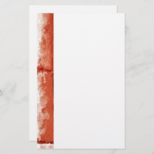 レンガ壁 便箋 (正面/裏面)