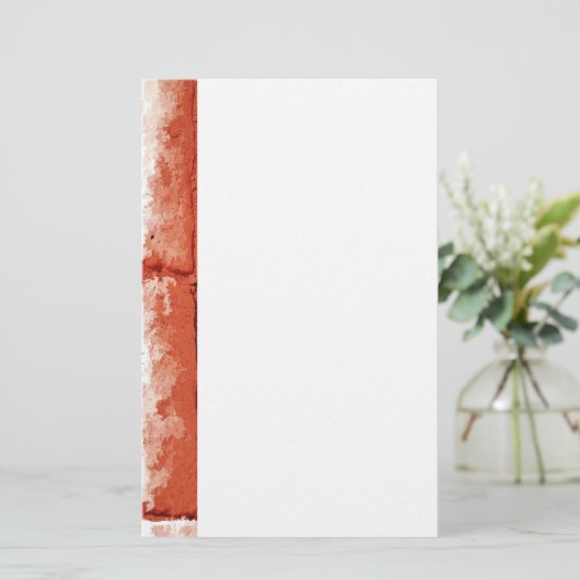レンガ壁 便箋 (スタンド正面)