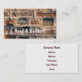 レンガ壁 名刺 (正面/裏面)