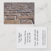 レンガ壁 名刺 (正面/裏面)