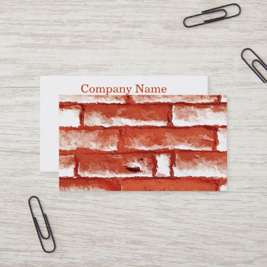 レンガ壁 名刺 (正面/裏面インサイチュ)