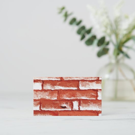 レンガ壁 名刺 (スタンド正面)
