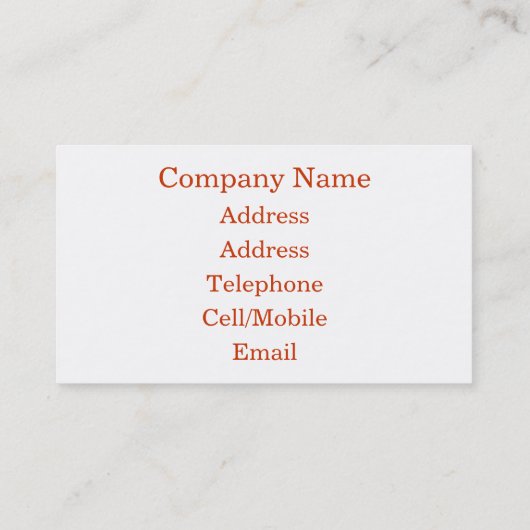 レンガ壁 名刺 (裏面)