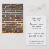 レンガ壁 名刺 (正面/裏面)