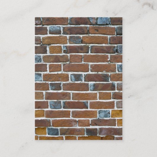 レンガ壁 名刺 (正面)