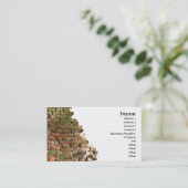 レンガ壁 名刺 (スタンド正面)