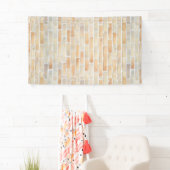 レンガ壁 横断幕 (インサイチュ)