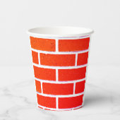 レンガ壁 紙コップ (裏面)