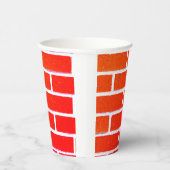 レンガ壁 紙コップ (右)