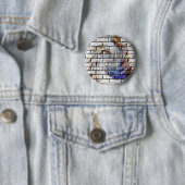 レンガ壁 缶バッジ (インサイチュ)