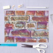 レンガ壁 薄葉紙 (クラフト)