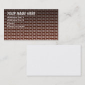 レンガ壁#1 名刺 (正面/裏面)