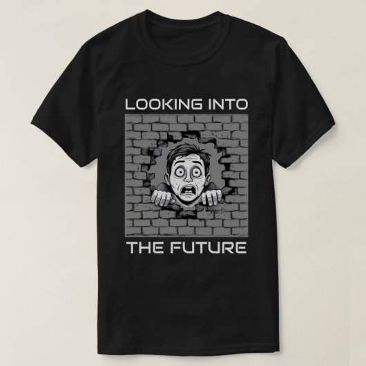 レンガ壁 Tシャツ (デザイン正面)