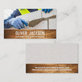 レンガ層 | セメントプラスター 名刺 (正面/裏面)