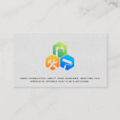 レンガ層 | 歩く道 名刺 (裏面)