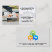 レンガ層 | 歩く道 名刺 (正面/裏面)