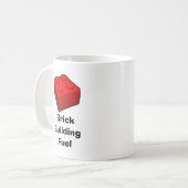レンガ建物燃料マグ コーヒーマグカップ (正面左)