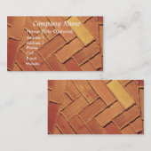 レンガ抽象芸術名刺 名刺 (正面/裏面)