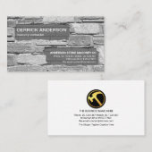 レンガ敷設改修建築手納屋 名刺 (正面/裏面)