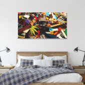 レンガ杭 キャンバスプリント (インサイチュ (寝室))