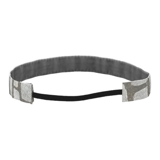 レンガ石畳通り経路自然写真 アスレチックヘッドバンド (裏面)