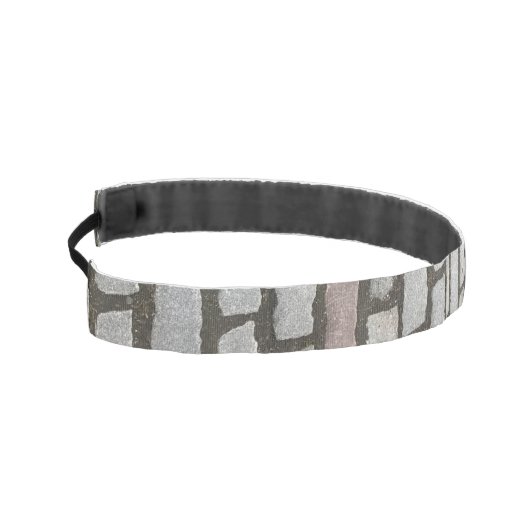 レンガ石畳通り経路自然写真 アスレチックヘッドバンド (左)