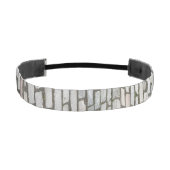 レンガ石畳通り経路自然写真 アスレチックヘッドバンド (正面)