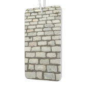 レンガ石畳通り経路自然写真 カーエアーフレッシュナー (左)