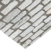 レンガ石畳通り経路自然写真 ショートテーブルランナー (コーナー)