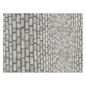 レンガ石畳通り経路自然写真 テーブルクロス (正面(横))