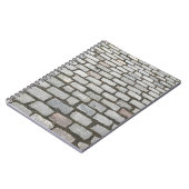 レンガ石畳通り経路自然写真 ノートブック (左側)