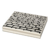 レンガ石畳通り経路自然写真 ラバースタンプ (スタンプ)