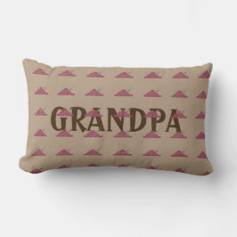 レンガ積みおじいちゃん ランバークッション