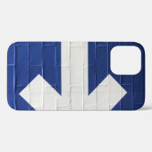 レンガ絵を描壁の白い矢印 Case-Mate iPhoneケース (裏面 (横))