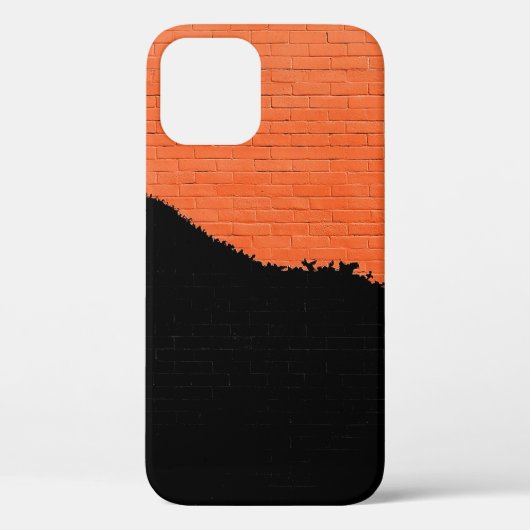レンガ絵を描壁 Case-Mate iPhoneケース (裏面)