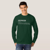 レンガ職人のユーモラスな定義 Tシャツ (正面フル)