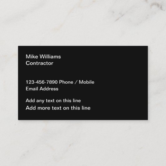 レンガ舗装建築サービス 名刺 (裏面)