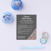 レンガ舗装車道プロモーション チラシ (シングル)