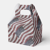 レンガ色彩の鮮やか壁テクスチャの米国国旗 フェイバーボックス (裏面サイド)