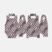 レンガ色彩の鮮やか壁テクスチャの米国国旗 フェイバーボックス (折り畳みなし)