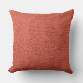 レンガ赤エレガントキャンバスの外観 クッション (正面)