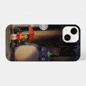 レンガ造りトトロiPhone 14ケース iPhoneケース (裏面横)
