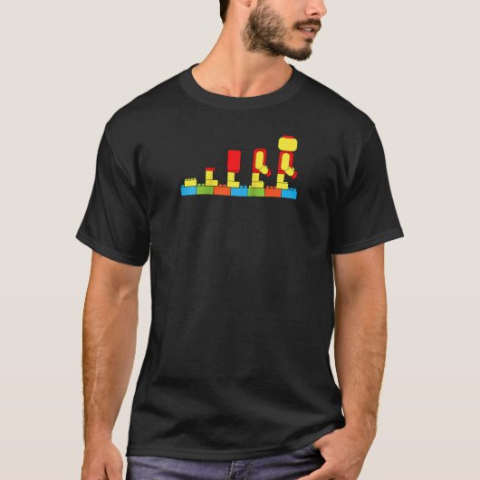 レンガ進化マスタービルダー建築ブロックRa Tシャツ (正面)