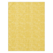 レンガ道路-黄色と透明 テーブルクロス (正面)